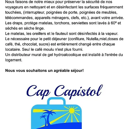 Cap Capistol Le Cap D'agde Vue Port Appartamento Agde