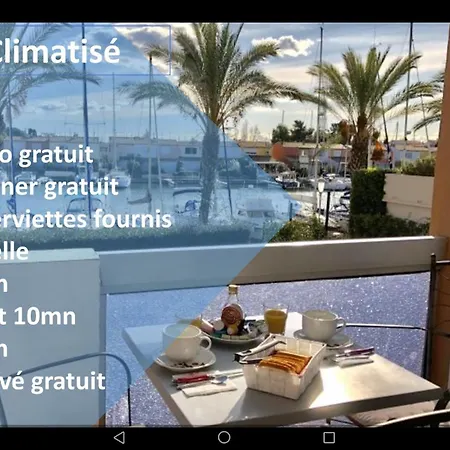 Cap Capistol Le Cap D'agde Vue Port Apartment *